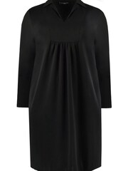 Live Unlimited Curve Black Cupro Jersey Cocoon Dress - Image 4 of 4