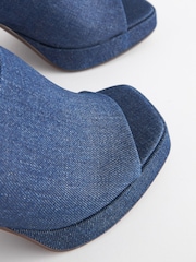 Denim Forever Comfort® Platform Mules - Image 5 of 7