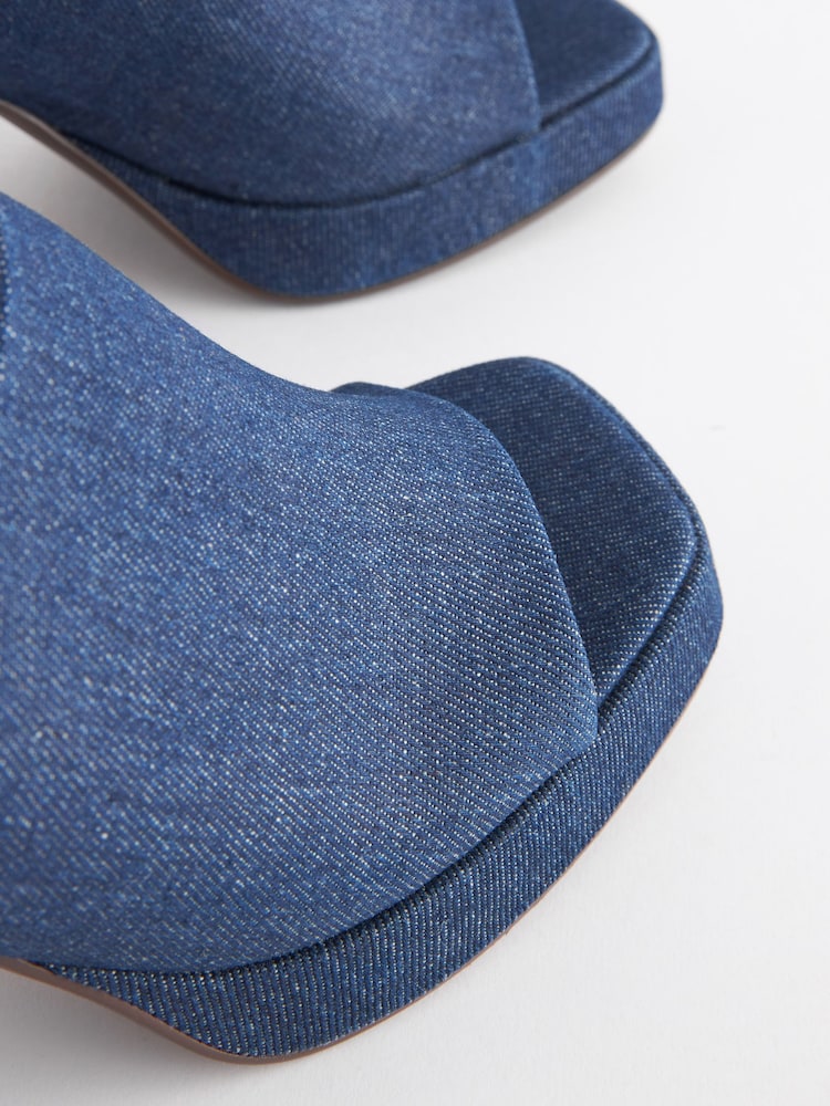 Denim - Mules à plateforme Forever Comfort® - Image 5 of 7