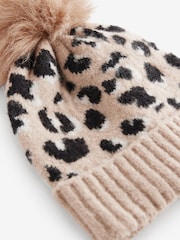 Animal Pom Pom Beanie Hat (3-16yrs) - Image 2 of 2