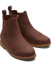TOMS Kids Charlie Nubuck Brown Boots - Image 2 of 4