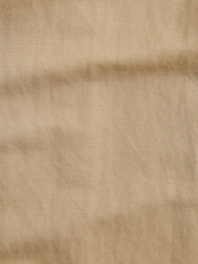 Camel Brown Cargo Sleeveless Drawstring Waist Jumpsuit - Image 7 of 8
