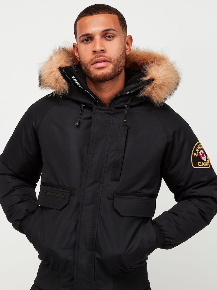 Zavetti Canada Mens Abelli 2.0 Hooded Bomber Jacket - Image 1 of 7