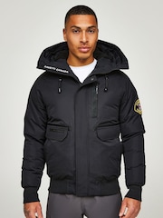 Zavetti Canada Mens Abelli 2.0 Hooded Bomber Jacket - Image 4 of 7