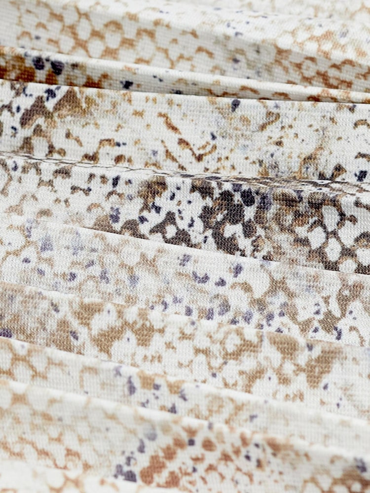 Snake Print Asymmetric Pleated Midi Skirt - Image 6 of 6