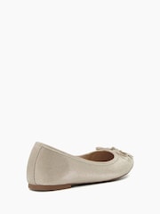Dune London Gold Hallo Charm Trim Shoes - Image 3 of 6