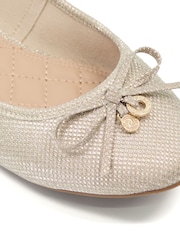 Dune London Gold Hallo Charm Trim Shoes - Image 5 of 6