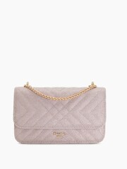 Dune London Purple Edorchie Quilted Shoulder Bag - Image 1 of 4