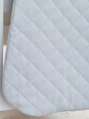Blue Quilted Baby 2.5 Tog 100% Cotton Sleep Bag - Image 6 of 6