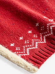 Red Reindeer Baby Knitted Jumper And Leggings Set (0mths-2yrs) - Image 9 of 9