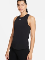 Nike Black Dri-FIT One Luxe Standard Fit Vest Top - Image 1 of 1