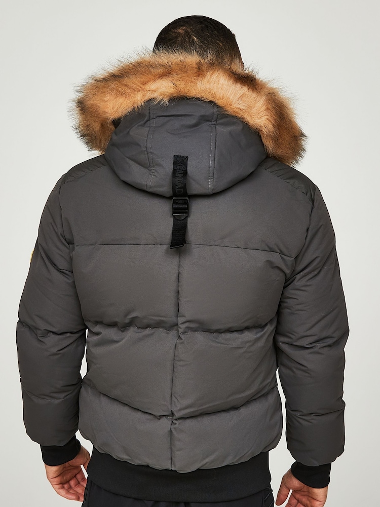 Zavetti Canada Mens Aylmer Bomber Parka Jacket - Image 2 of 7