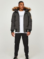Zavetti Canada Mens Aylmer Bomber Parka Jacket - Image 3 of 7