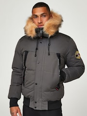 Zavetti Canada Mens Aylmer Bomber Parka Jacket - Image 4 of 7