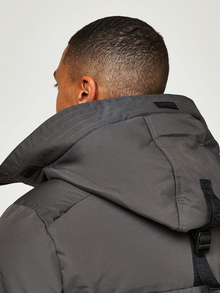 Zavetti Canada Mens Aylmer Bomber Parka Jacket - Image 7 of 7