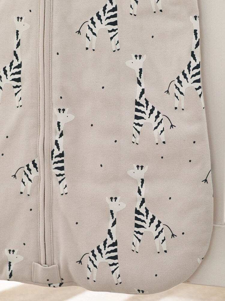 Mono Giraffe 2.5 Tog Baby 100% Cotton Removable Sleeves Sleep Bag - Image 9 of 13