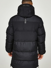 Zavetti Canada Everno Longline Puffer Black Jacket - Image 3 of 7