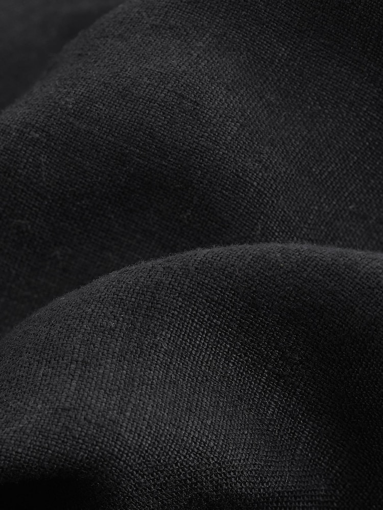 Black 100% Linen Jacket - Image 6 of 6