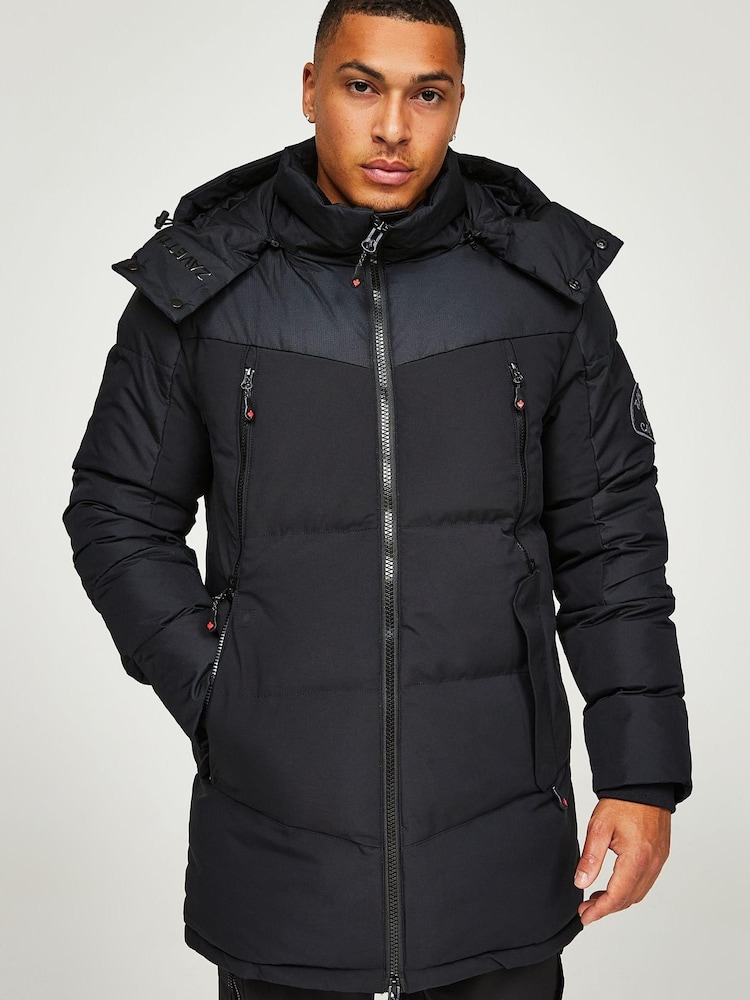 Zavetti Canada Black Fevaldo Puffer Jacket - Image 1 of 6