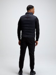 Черный - Zavetti Canada Mens Oshawa 3.0 Tech Puffer Gilet - Image 4 of 7