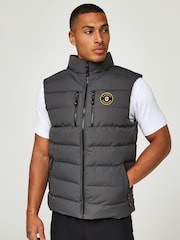 Asphalt - Zavetti Canada Mens Oshawa 3.0 Tech Puffer Gilet - Image 1 of 6