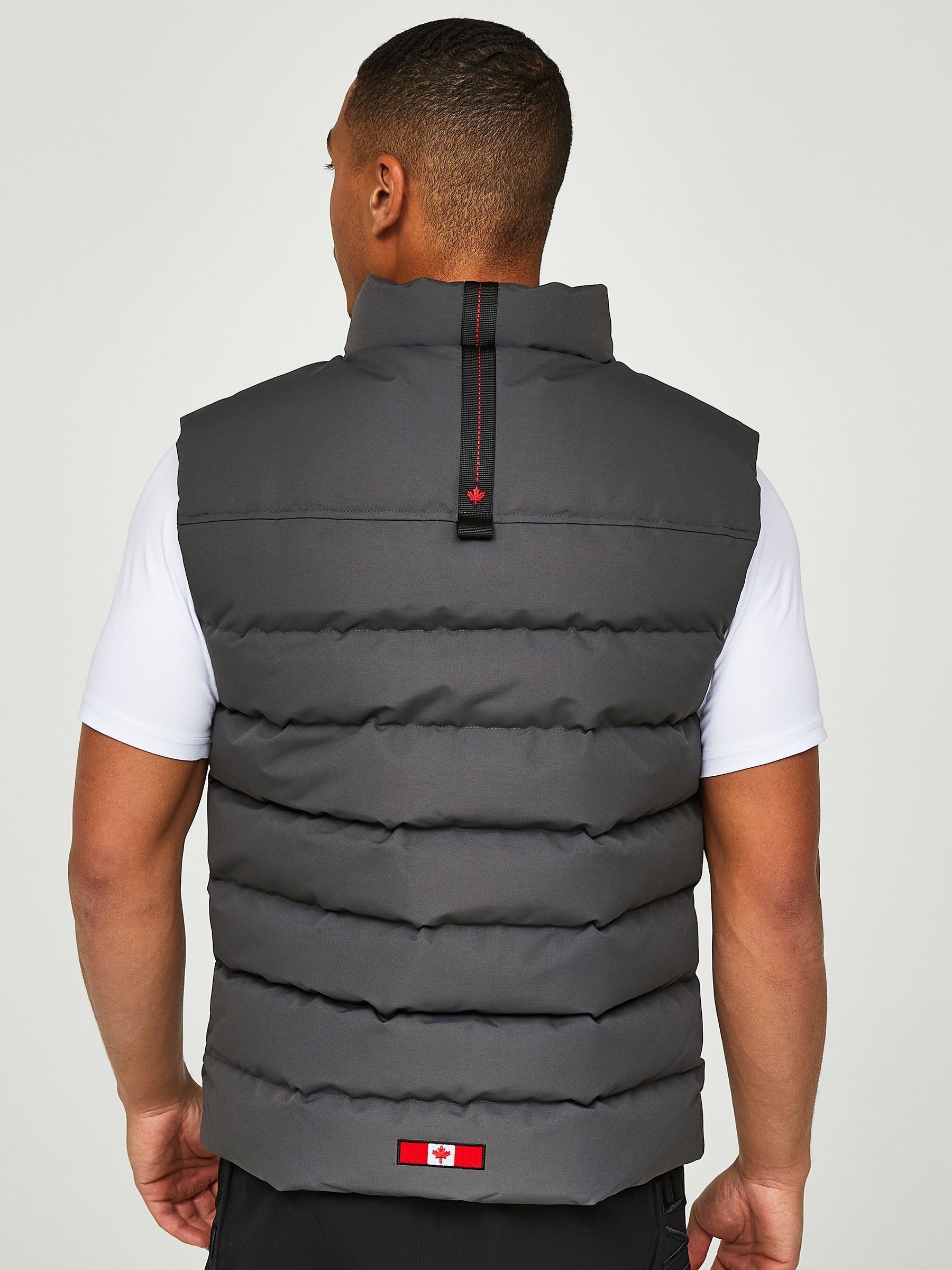  | Fitted Puffer Gilet-BACK-S①-9 Buy Zavetti Canada Mens Oshawa 3.0 Tech Puffer Gilet from the Next