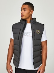 Asphalt - Zavetti Canada Mens Oshawa 3.0 Tech Puffer Gilet - Image 3 of 6