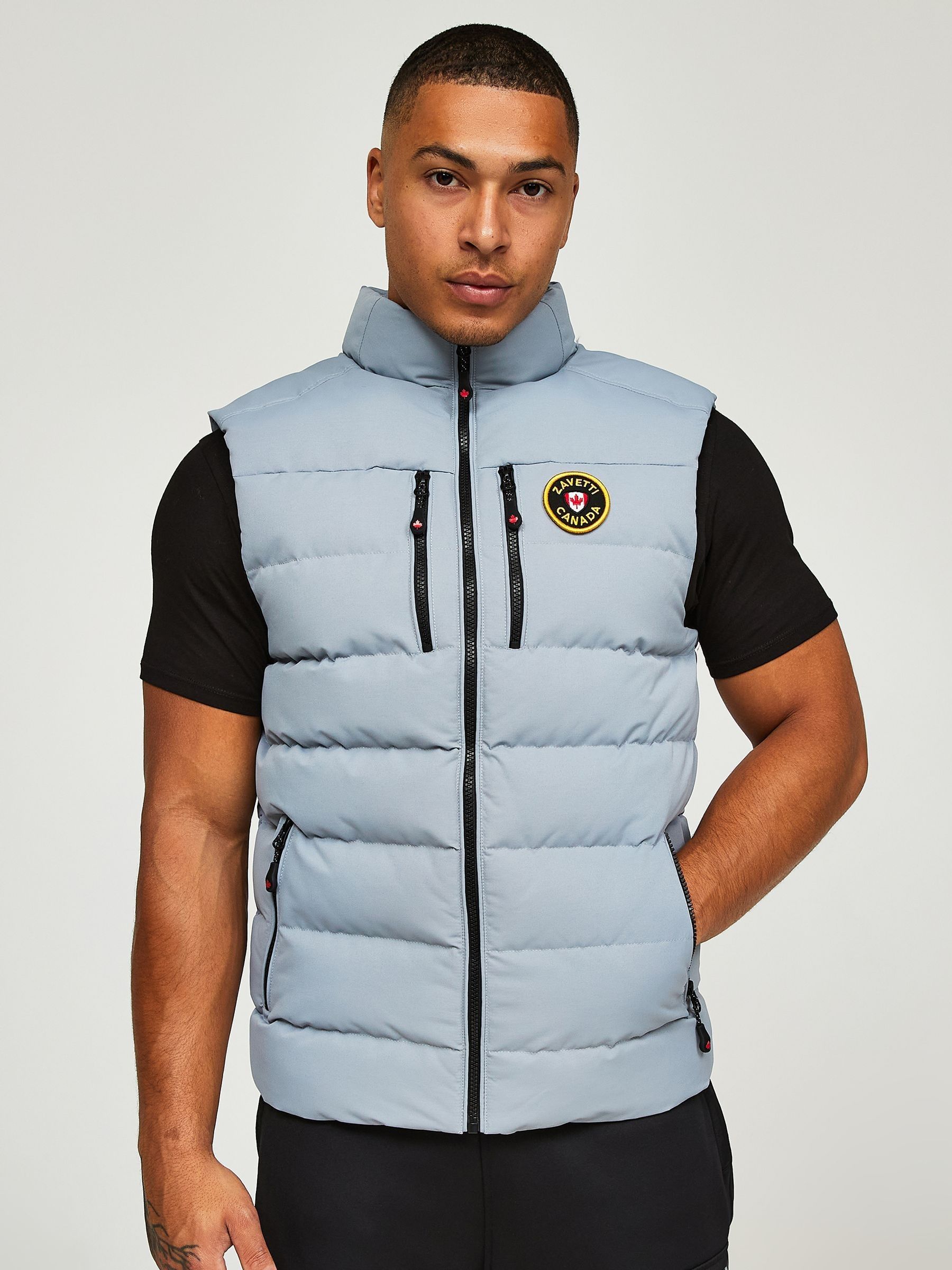 Buy Zavetti Canada Blue Oshawa Tech Puffer Gilet from Next Hungary
