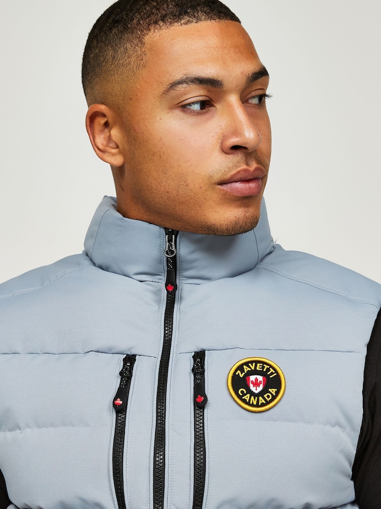 Zavetti Canada Blue Oshawa 3.0 Tech Puffer Gilet - Image 5 of 5