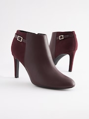 Burgundy Red Forever Comfort® Round Toe Shoe Boots - Image 6 of 7