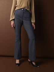 Blue Premium Tailored Denim Bootcut Trousers - Image 4 of 11