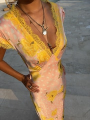 Never Fully Dressed Pink Fawn Poppy Olivia Dress - Image 4 of 5