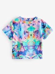 Blue Butterfly Boxy T-Shirt (3-16yrs) - Image 5 of 7