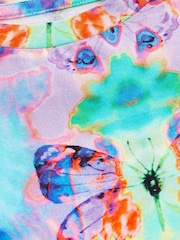 Blue Butterfly Boxy T-Shirt (3-16yrs) - Image 7 of 7