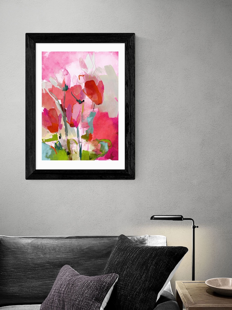 East End Prints Pink Alpenveilchen by Ana Rut Bre Framed Print - Image 1 of 3