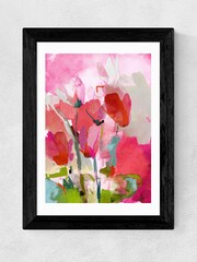 East End Prints Pink Alpenveilchen by Ana Rut Bre Framed Print - Image 3 of 3
