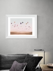 East End Prints Pink Around the World by Sissi and Seb Framed Print - Image 1 of 3