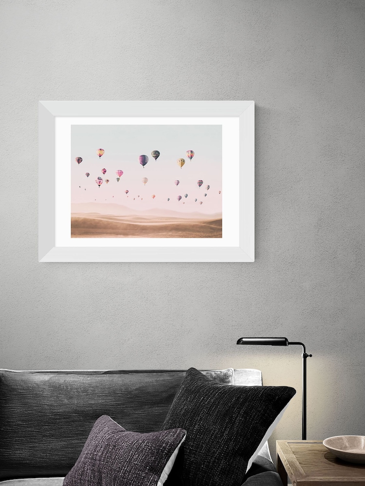 East End Prints Pink Around the World by Sissi and Seb Framed Print - Image 1 of 3