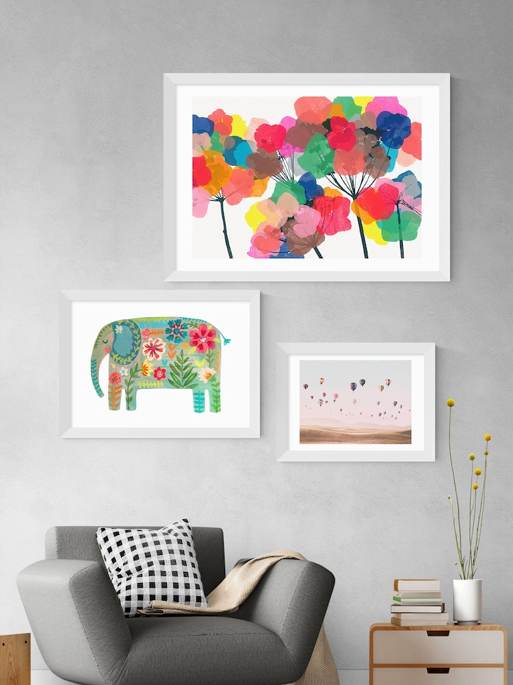 East End Prints Pink Around the World by Sissi and Seb Framed Print - Image 2 of 3