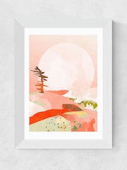 East End Prints Pink Landscape III by Ana Rut Bre Framed Print - Image 3 of 3