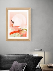 East End Prints Pink Landscape III by Ana Rut Bre Framed Print - Image 1 of 3
