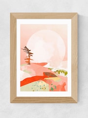 East End Prints Pink Landscape III by Ana Rut Bre Framed Print - Image 3 of 3