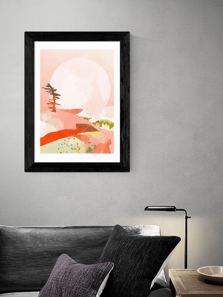 East End Prints Pink Landscape III by Ana Rut Bre Framed Print - Image 1 of 3