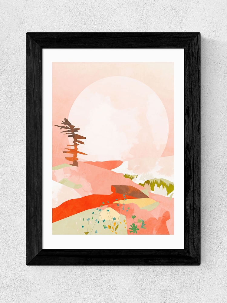 East End Prints Pink Landscape III by Ana Rut Bre Framed Print - Image 2 of 3