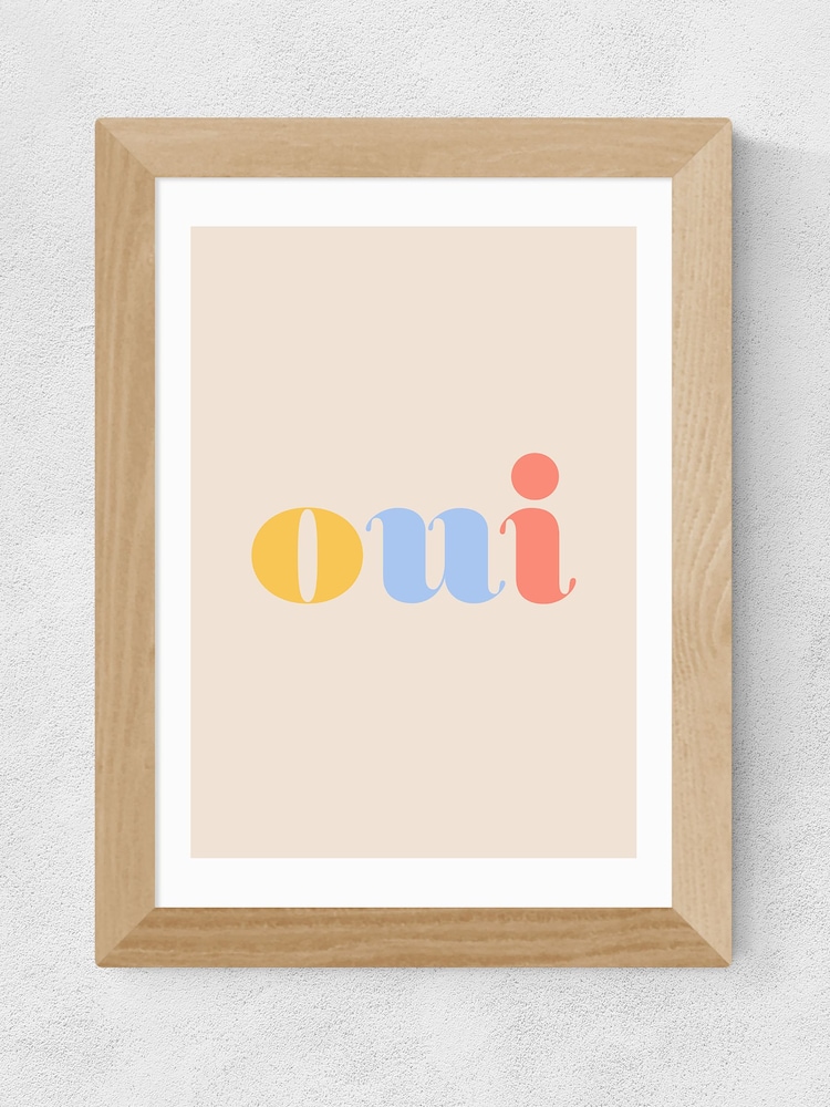 East End Prints White Oui by Oh Fine! Art Framed Print - Image 3 of 3