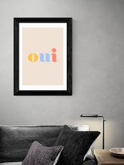East End Prints White Oui by Oh Fine! Art Framed Print - Image 1 of 3