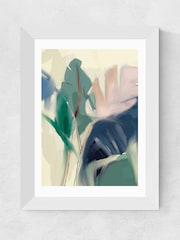 East End Prints Green Pastel Leaves by Ana Rut Bre Framed Print - Image 3 of 3