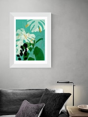 East End Prints Green Leaves by Ana Rut Bre Framed Print - Image 1 of 3