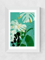 East End Prints Green Leaves by Ana Rut Bre Framed Print - Image 3 of 3
