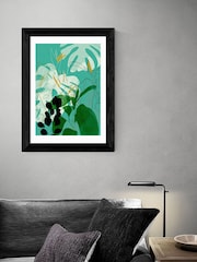 East End Prints Green Leaves by Ana Rut Bre Framed Print - Image 1 of 3